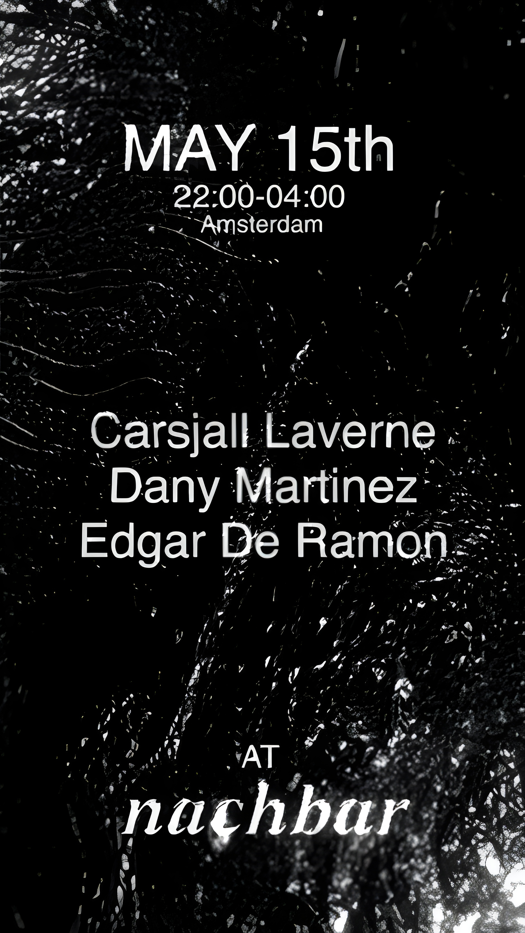 DELIRIUM w/ Carsjall Laverne, Edgar De Ramon & Dany Martinez